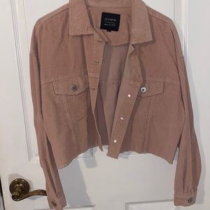 Cropped pink jacket